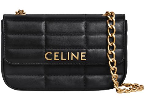 celine quilted shoulder bag|vintage celine bag.